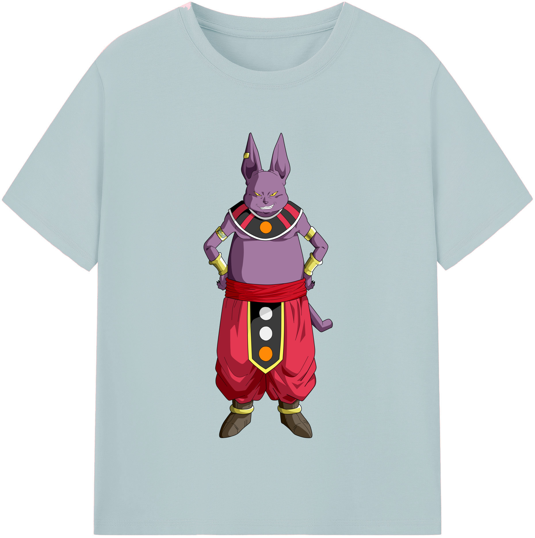 （画像用） ドラゴンボール シャンパ DRAGON BALL Champa 綿100％半袖Tシャツ（フロントプリント）